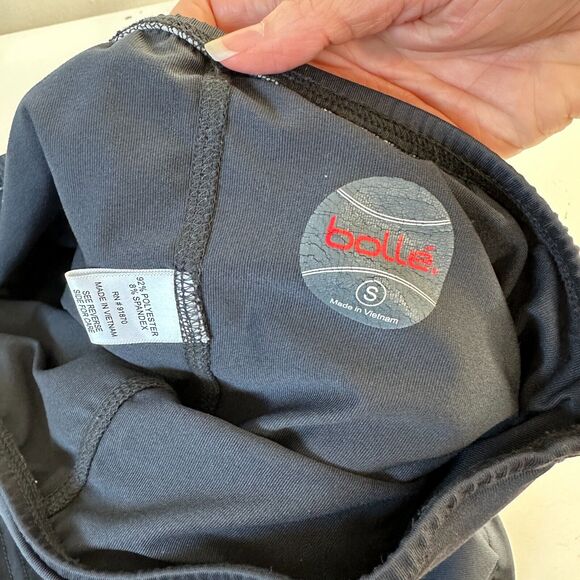 Bolle Jet Black Tennis Pickleball Pleated Skirt or Skort Built in Shorts S - Picture 8 of 9